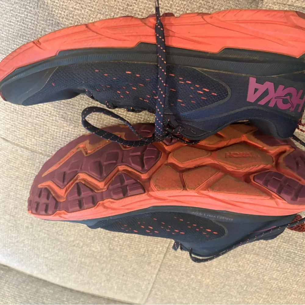 Hoka One One Womens Challenger ATR 6 1106514 Blue Running Shoes Sneakers 8 B